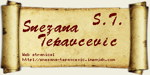 Snežana Tepavčević vizit kartica